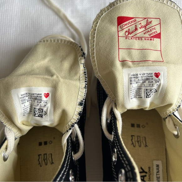 Converse x Comme des Garçons PLAY Chuck 70 Sneakers - Picture 8 of 13